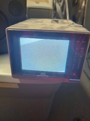 #ad VINTAGE JVC TV and Monitor Color AC DC CX 60US Tested Works $60.00