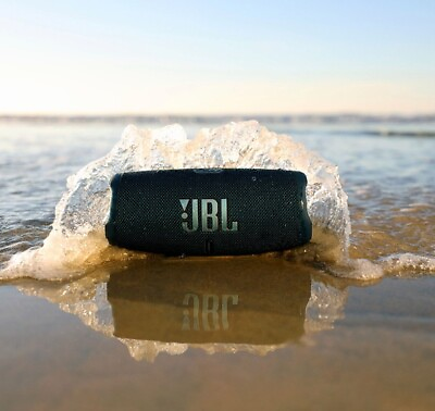 #ad NIB JBL CHARGE 5 Bluetooth Portable Speaker Waterproof Pro Sound USB C Black $119.99