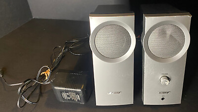 #ad Bose Companion 2 Computer Speakers System w Cables Works Read Desc $12.99