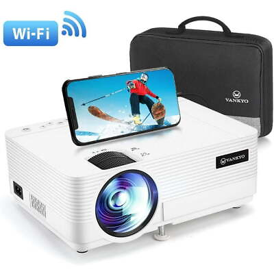 #ad Wireless Mini Projector 1080P 3D LED WiFi Video Movie Home Theater Cinema HDMI $38.99