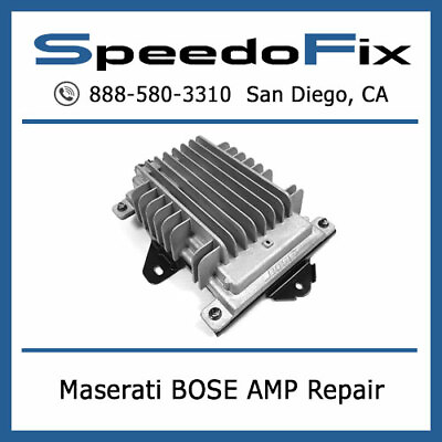 #ad REPAIR SERVICE: Maserati Amp BOSE Amplifier 2008 2013 230520 3e9 $350.00