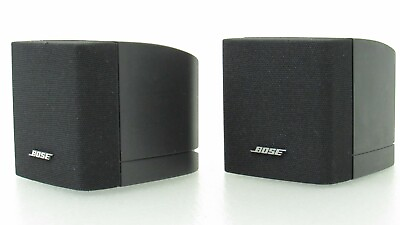 #ad 2 Bose Single Cube Speakers Acoustimass Lifestyle Mountable Satellite Surround $69.99