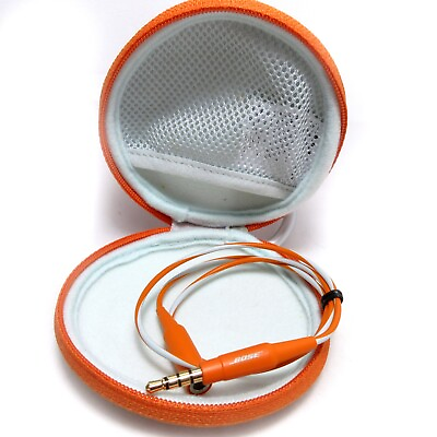 #ad Original Bose SoundSport Headphone Extension Cable 20quot; with Orange Bose Case $33.11