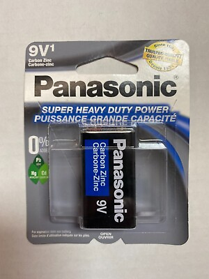 #ad Panasonic 9V Super Heavy Duty Batteries sell for 1 2 4 6PC $5.99