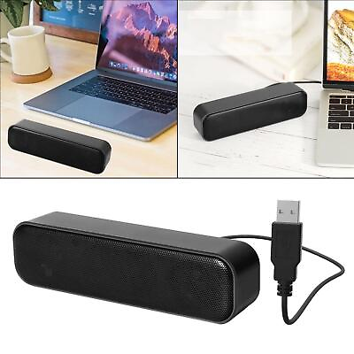 #ad Mini Computer Speaker Portable PC Loudspeaker USB Powered Laptop Soundbar with $22.38