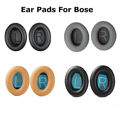 #ad Ear Cushion Pads Pair for Bose QC2 QC15 QC25 QC35 I II Soundlink II $10.95