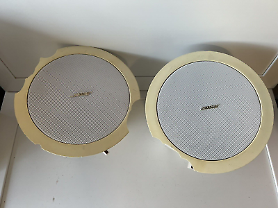 #ad Set of 2 Bose White Freespace DS 16 Loudspeaker In Wall Ceiling Mounted $93.99