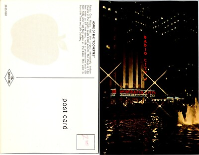#ad New York NY NYC Radio City Music Hall Theater Home of Rockettes VTG Postcard $9.89