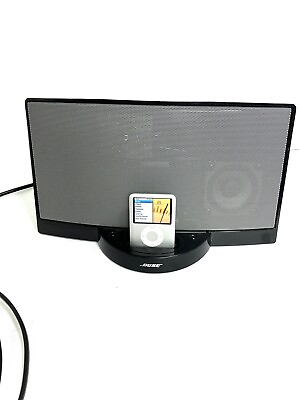 #ad Bose SoundDock Series 1 Music System W 8gb IPOD Sound Dock Speaker Black TESTED $88.00