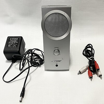 #ad #ad Bose Companion 2 Multimedia Speaker System 35734 Right Speaker Silver TESTED $26.99