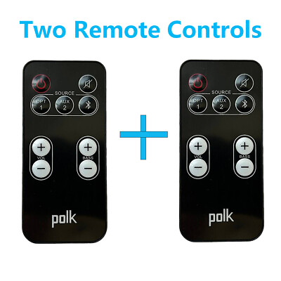 #ad 【Pack of 2】Remote Control For Polk SurroundBar 2000 SurroundBar 6000 $16.97