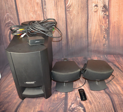 #ad Bose CineMate Series II Digital Home Theater System Subwoofer w Remote amp; Cables $172.49