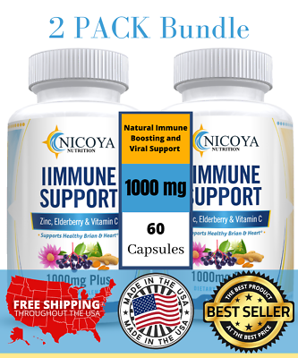 #ad Immune Support 12 in 1 Viral Defense Formula Antioxidants Energy 2 Pack $24.00