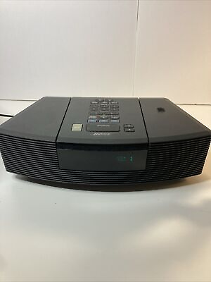 #ad #ad Bose Wave Radio CD Player Radio amp; AUX AWRC 1G Black Tested $169.99