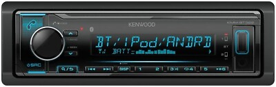 #ad Kenwood KMM BT322 Digital Media Receiver with Bluetooth Car Audio Stereo NO CD $89.95