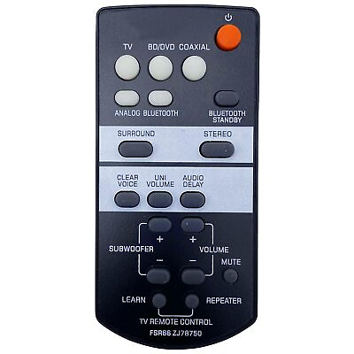 #ad Fsr66 Sound Bar Remote Control For Yamaha Zj787500 Ats 1030 Yas 103 $30.30
