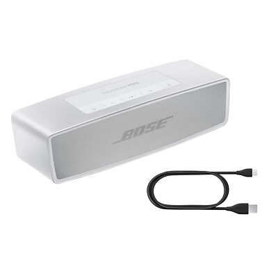 #ad #ad Bose SoundLink Mini II Special Edition Bluetooth Portable Speaker Silver NEW $148.99
