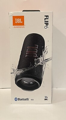 #ad #ad New in Box JBL Flip 6 Portable Waterproof Bluetooth Speaker $77.98