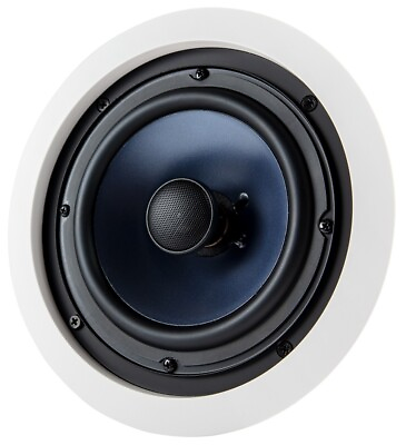 #ad Polk Audio RC80i 2 Way Premium In Ceiling 8 Inch Round Speakers Pair White $249.00
