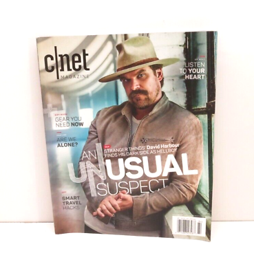 #ad Cnet Magazine March 2019 David Harbour Stranger Things Are We Alone? ET Aliens $12.99