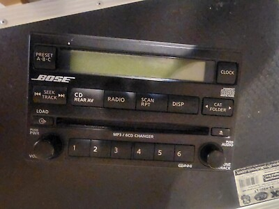 #ad bose radio cd stereo for 06 nissan pathfinder $200.00