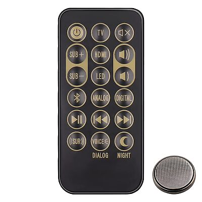 #ad 1062590 Replacement Remote Control Fit For Klipsch Sound Bar Speaker Rsb 3 Rsb $23.99