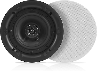 #ad Ceiling and Wall Mount Speaker 5.25” Dual 2 Way Audio Stereo Sound Subwoofer S $69.99