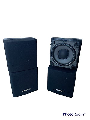 #ad 🚀 Pair of BOSE Dual Cube Satellite Speakers MISSING COVER LT1 $55.21