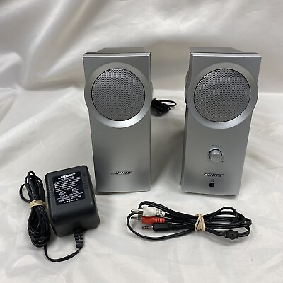 #ad Bose Companion 2 Series I Multimedia Speaker System Computer Speakers Working $26.99