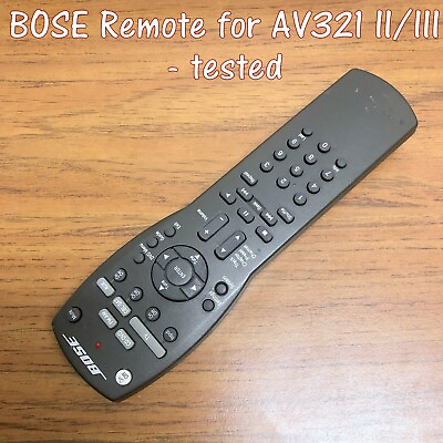 #ad XLNT Bose 3 2 1 Remote Control for Series II amp; III AV 321 II III ORIGINAL $42.80