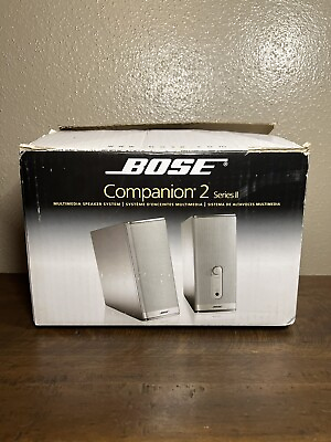 #ad BOSE Companion 2 Series II Multimedia Speaker System Complete TESTED $50.00