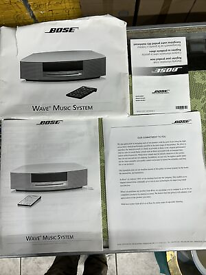#ad Bose Wave Music System Owner’ Guide instruction Manual radio 4D26? $30.00