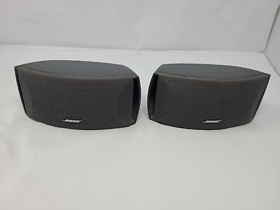 #ad #ad BOSE AV3 2 1 SERIES 1 MEDIA CENTER PAIR OF SURROUND SOUND SPEAKERS TESTED WORKS $34.95