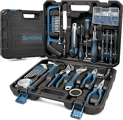 #ad Home Tool Kit 148pcs Household Basic Complete Hand Repair Portable Tool Set With $42.02