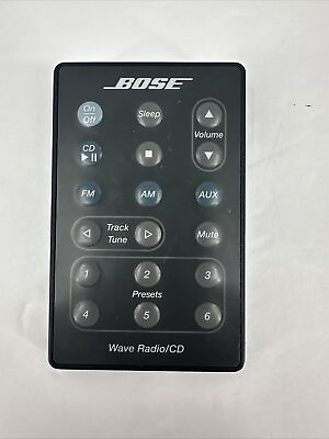 #ad Original Bose Wave Radio CD Remote Control Black $9.95