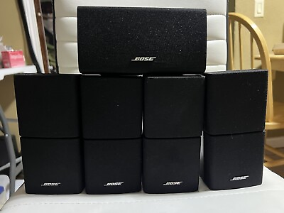 #ad Bose Double Cube Speakers 1 Center Double amp; 4 Surround Lifestyle Acoustimass $110.00