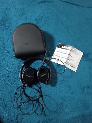 #ad Bose over ear headphones wired aux Great For Flying With Case J $29.99