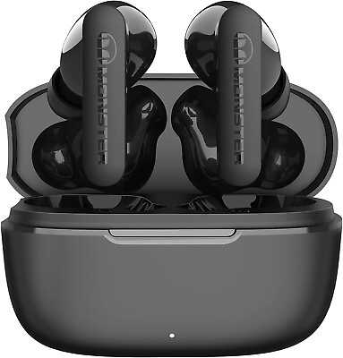 #ad Monster N Lite Clear Talk Wireless Earbuds Bluetooth 5.3 Stereo Sound for Sport $49.00