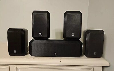 #ad Yamaha Surround Sound Stereo Speakers Home Theater Satellite amp; Center NS AP2600S $54.95