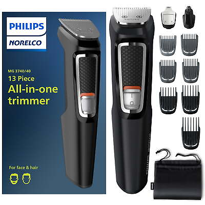 #ad Philips Norelco Multi Groomer 13 Piece Mens Grooming Kit For Beard Face Nose $17.00