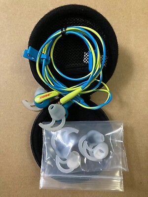 #ad Bose SoundSport In Ear Headsets Earphones 3.5mm Jack Wired Blue Color $29.98
