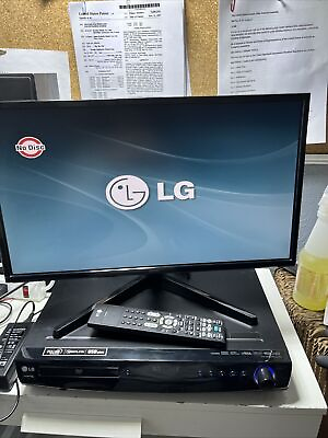 #ad LG LHT854 DVD Home Theater Receiver Player Full HD w Remote No Speakers TESTED $59.47