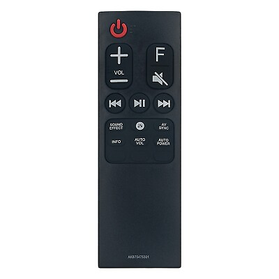 #ad AKB75475301 Replace Remote Control Fit for LG Sound Bar SK8Y SK9 SK10 SK10 SKC9 $9.98