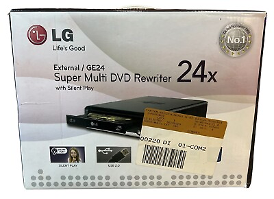 #ad LG EXTERNAL GE24 MULTI DVD REWRITER $50.00