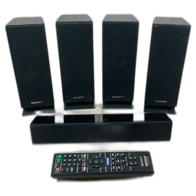 #ad 5x Sony Surround Sound Speaker System Set SS CTB101 and SS TSB101 $30.14