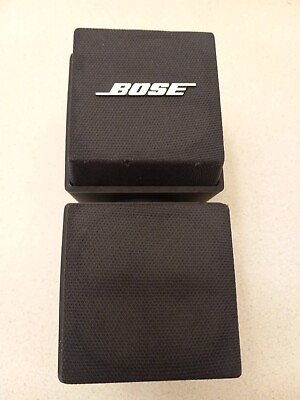 #ad Bose SINGLE Cube Speakers Acoustimass Home Theater Surround Sound Preowned $35.00
