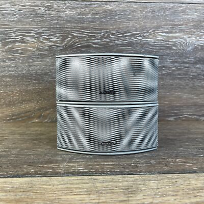 #ad Bose Silver Portable Series III Environmental Home Theater System Speakers Pair $15.53