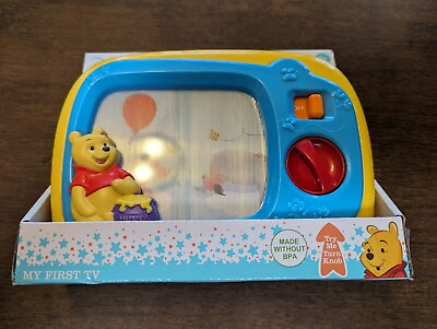 #ad New Disney Baby My First TV Winnie the Pooh Wind up musical TV Made without BPA $13.99
