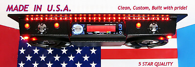 #ad GOLF CART RADIO UTV CD PLAYER Overhead Stereo SOUNDBAR 6.5quot; JVC SPEAKERS $439.00