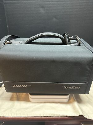#ad Bose SoundDock Black Zip Carrying Portable Travel Case w Strap *CASE ONLY* $29.95
